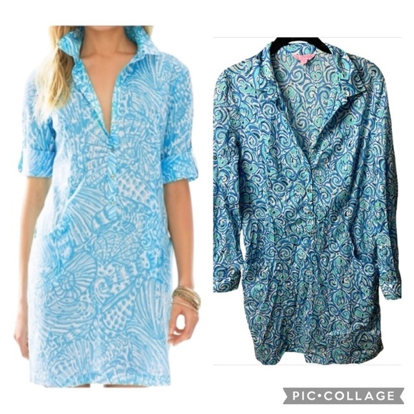 Lilly Pulitzer Dresses & Skirts - Lilly Pulitzer 87814 sanibel tunic dress Medium